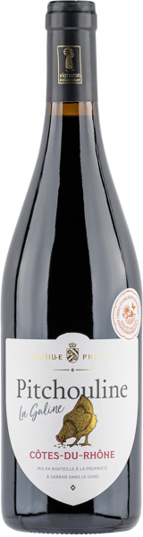 Изображение Вино красное сухое стиль №4 Гренаш купаж Кот дю Рон Пичулин ля Галин 2021 Филипп Ладе с/б, 0,75 л