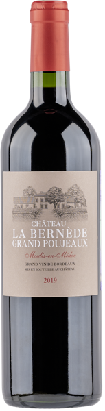 Изображение Вино красное сухое стиль №3 Мерло купаж Мули-ан-Медок Шато ля Бернед Гран Пужо Шато ля Бернед с/б, 0