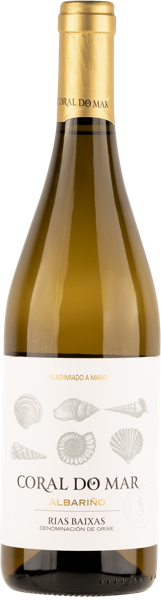 Изображение Вино белое сухое стиль №5 Альбариньо Риас Байшас Корал до Мар 2023 Пазо До Мар с/б, 0,75 л