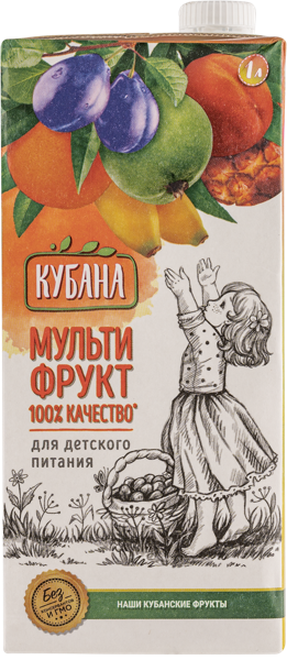 Изображение Нектар Кубана мультифрукт Кубснаб т/п, 1 л