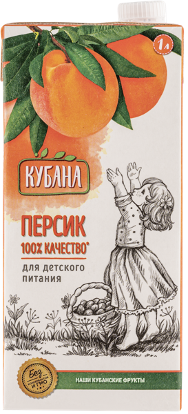 Изображение Нектар Кубана персик Кубснаб т/п, 1 л