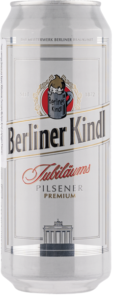 Изображение Пиво Светлое пилс 5,1% Берлинер Киндл Джубилаумс Радбергер ж/б, 0,5 л