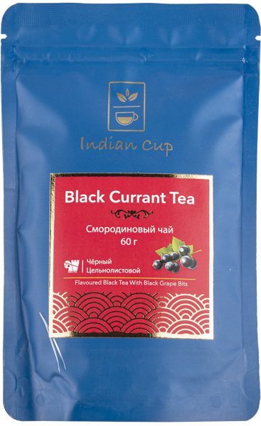 Изображение Чай черный Индиан Кап смородиновый Роли Интернешнл м/у, 60 г