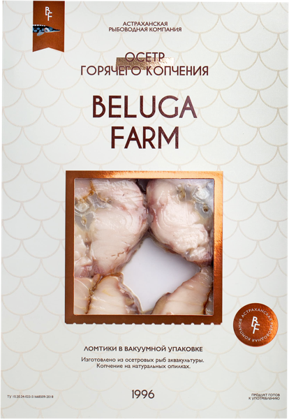 Изображение Рыба г/к Белуга Фарм Осетр нарезка АРК Белуга в/у, 300 г