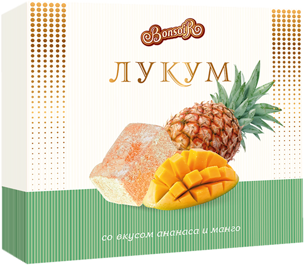 Изображение Лукум Бонсуар ананас и манго Ален кор, 250 г