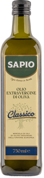 Изображение Масло оливковое 0,4% Сапио из Кампании e.v. КОИ Срл с/б, 750 мл