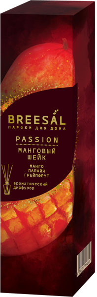 Изображение Аромадиффузор интерьерный Бризаль пэшн манговый шейк Юпеко к/у, 70 мл