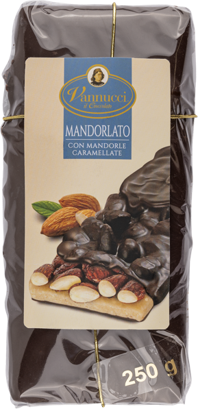 Изображение Шоколад темный 58% Ваннуччи из Умбрии цельный миндаль и нуга Ваннуччи м/у, 250 г