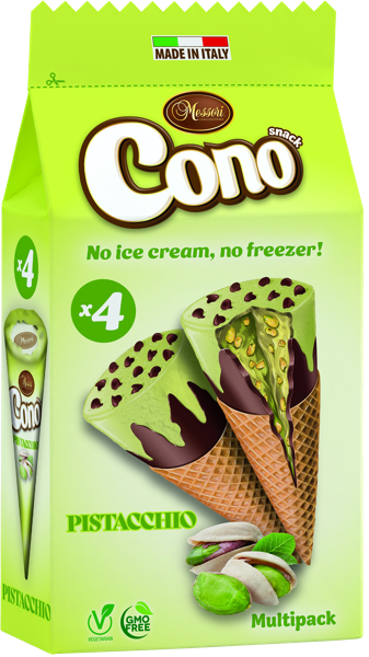 Изображение Вафельные рожки 4*22 Коно фисташка Мессори м/у, 88 г