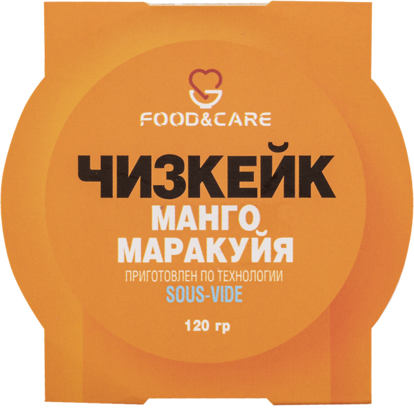 Изображение Чизкейк Фуд энд Кеа манго маракуйя Польза п/б, 120 г
