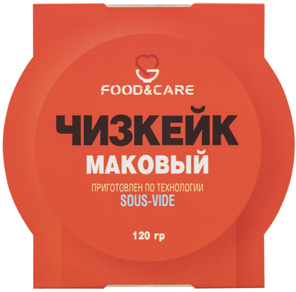 Изображение Чизкейк Фуд энд Кеа маковый Польза п/б, 120 г