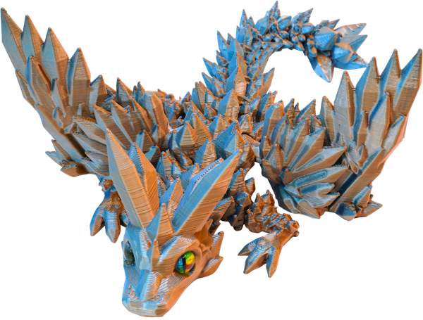 Изображение Фигурка антистресс Фанберри тойз дракон кристалл сайфер Фанберри Тойз ООО к/у, 1 шт