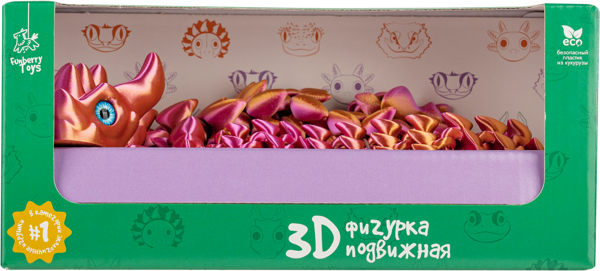 Изображение Фигурка антистресс Фанберри тойз дракон гром Фанберри Тойз ООО к/у, 1 шт