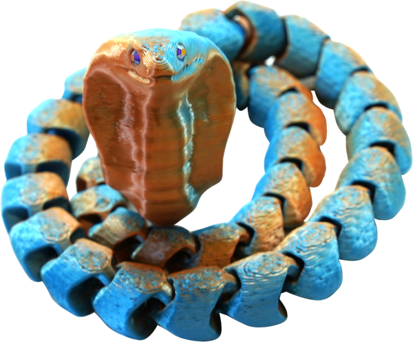 Изображение Фигурка антистресс Фанберри тойз кобра нагайна Фанберри Тойз ООО к/у, 1 шт