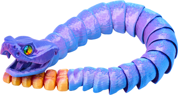 Изображение Фигурка антистресс Фанберри тойз змея гремучка-погремучка Фанберри Тойз ООО к/у, 1 шт
