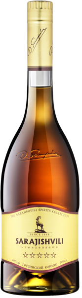 Изображение Коньяк 5 лет 40% Сараджишвили Сараджишвили c/б, 0,7 л