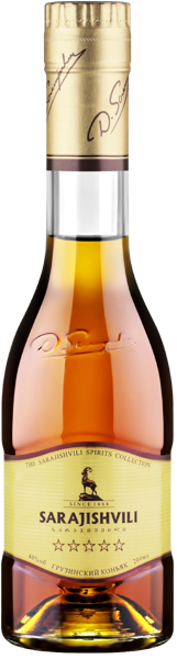 Изображение Коньяк 5 лет 40% Сараджишвили Сараджишвили с/б, 0,2 л