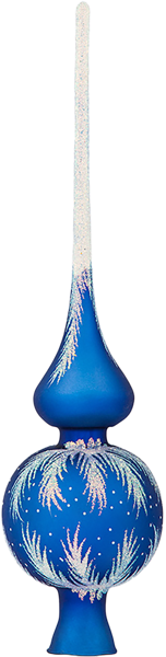 Изображение Верхушка Кристалл стекло Ёлочка С339 Клинская игрушка к/у, 1 шт