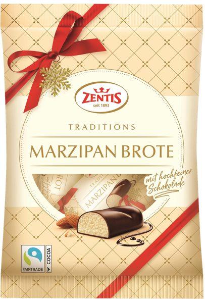 Изображение Марципан 4*25 Зентис буханка мини Зентис м/у, 100 г