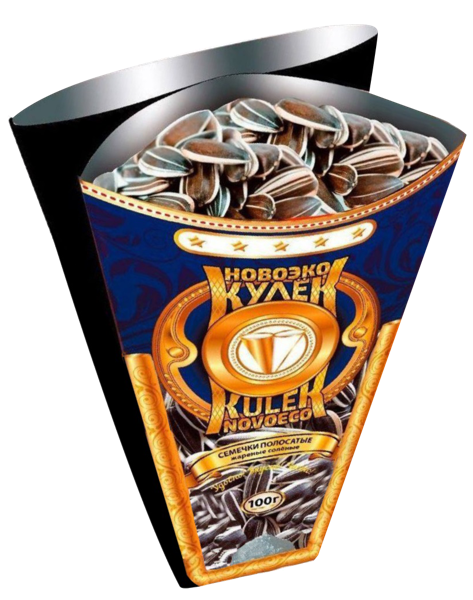 Изображение Семечки подсолнечника Новоэкокулек полосатые соленые Ханзадян ИП м/у, 100 г