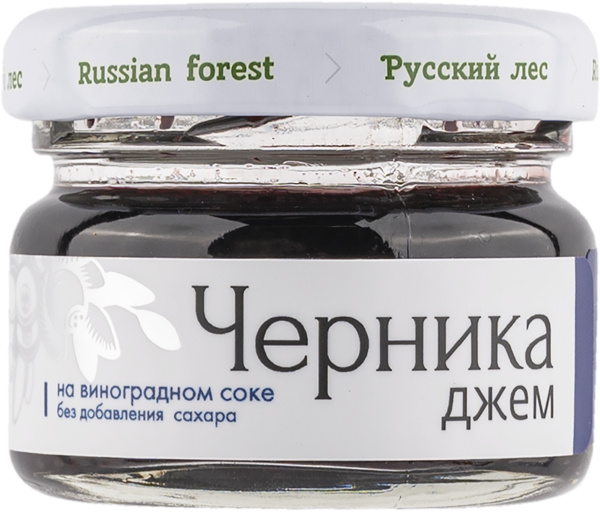 Изображение Джем без сахара Русский лес черника Русский лес с/б, 25 г