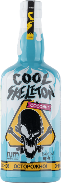 Изображение Напиток спиртной ромовый 37,5% Кул Скелетон кокос Ладога с/б, 0,7 л