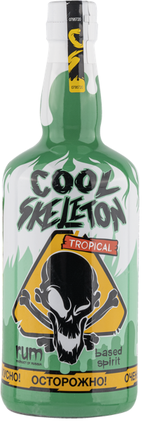 Изображение Напиток спиртной ромовый 37,5% Кул Скелетон тропикал Ладога с/б, 0,7 л