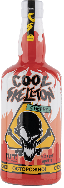 Изображение Напиток спиртной ромовый 37,5% Кул Скелетон вишня Ладога с/б, 0,7 л