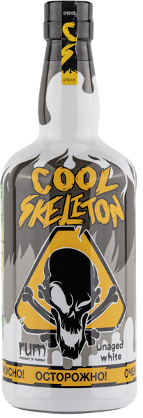 Изображение Ром 40% Кул Скелетон белый Ладога с/б, 0,7 л