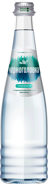 Изображение Вода газ рН 7,3 Черноголовка питьевая Аквалайф с/б, 0,33 л