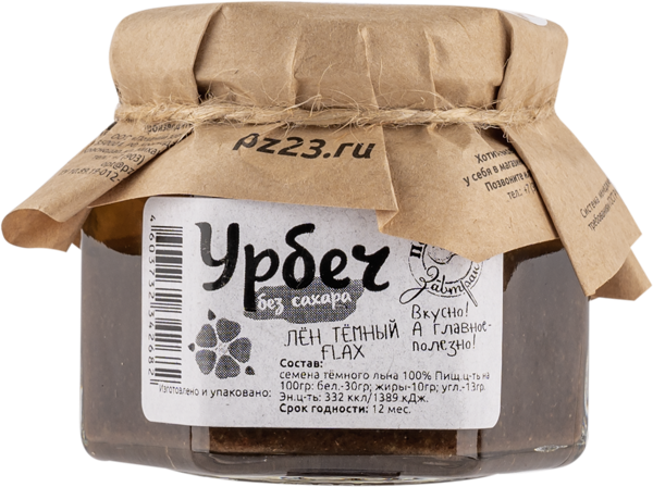 Изображение Урбеч из темного льна Поздний завтрак Поздний завтрак лайф с/б, 100 г