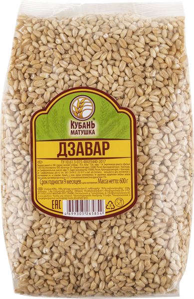 Изображение Крупа Пшеничная Кубань матушка дзавар Югоптторг-23 м/у, 600 г