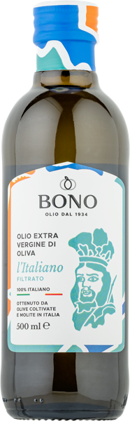 Изображение Масло 0,8 % оливковое Боно из Сицилии Итальянское e.v. Бонолио СРЛ с/б, 500 мл