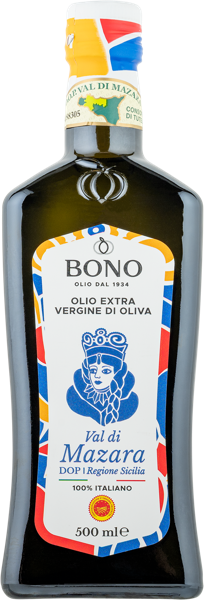 Изображение Масло 0,5% оливковое Боно из Сицилии Валь ди Мазара e.v. Бонолио СРЛ с/б, 500 мл