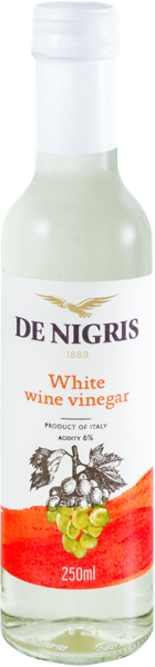 Изображение Уксус винный Де Нигрис белый Де Нигрис с/б, 250 мл
