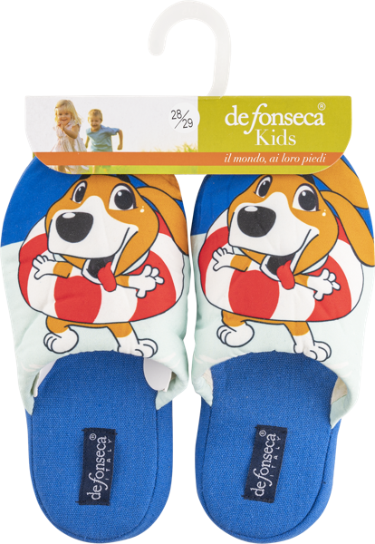 Изображение Тапочки детские домашние Де Фонсека рома собака закрытые Де Фонсека , 1 пара