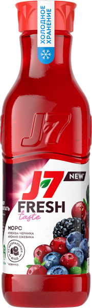 Изображение Морс охлажденный Дж7 ягодный ВБД п/б, 850 мл