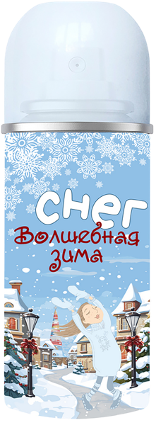 Изображение Снег нетающий в спрее Мэджик Тайм волшебная зима Феникс-Презент , 250 мл
