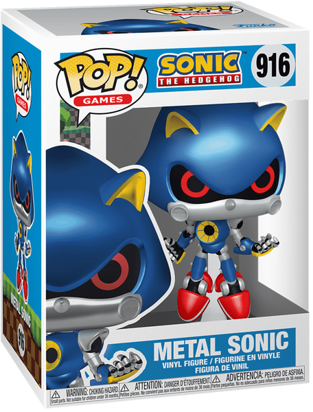 Изображение Фигурка 916 3+ Фанко поп геймс соник металл Фанко п/у, 1 шт