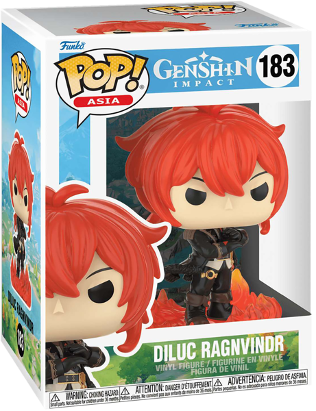 Изображение Фигурка 183 3+ Фанко поп геймс дилюк рангвиндр Фанко п/у, 1 шт