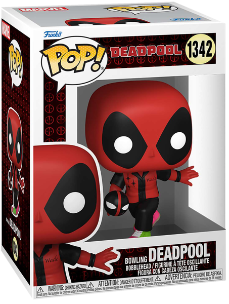 Изображение Фигурка 1342 подвижная 14+ Фанко поп комиксы дэдпул боулинг Фанко п/у, 1 шт