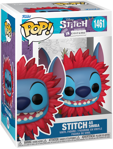 Изображение Фигурка 1461 3+ Фанко поп мультфильмы стич симба Фанко п/у, 1 шт