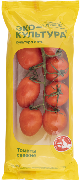 Изображение Овощ Делишер Томат черри сливовидный красный Эко-Культура флоупак, 250 г