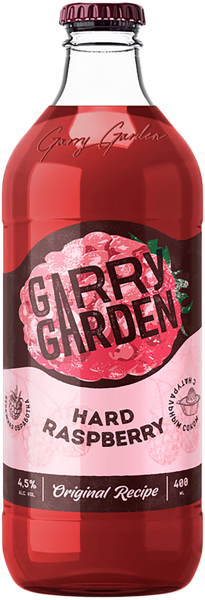 Изображение Пивной напиток светлый 4,5% Гарри Гарден малина АБ ИнБев с/б, 0,4 л