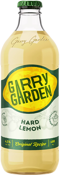 Изображение Пивной напиток светлый 4,5% Гарри Гарден лимон АБ ИнБев с/б, 0,4 л
