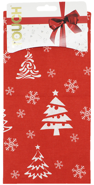 Изображение Полотенце 45*60см для кухни Тач елки цветное вафельное Аврора , 1 шт