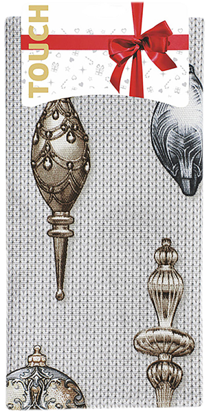 Изображение Полотенце 45*60см для кухни Тач новогодние игрушки Аврора , 1 шт