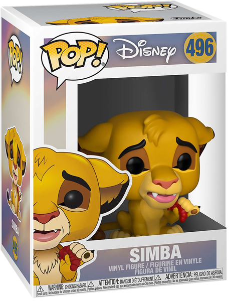 Изображение Фигурка 496 3+ Фанко поп мультфильмы симба Фанко к/у, 1 шт