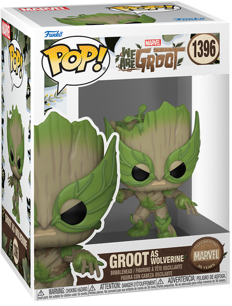 Изображение Фигурка 1396 подвижная 3+ Фанко поп комиксы грут росомаха Фанко к/у, 1 шт