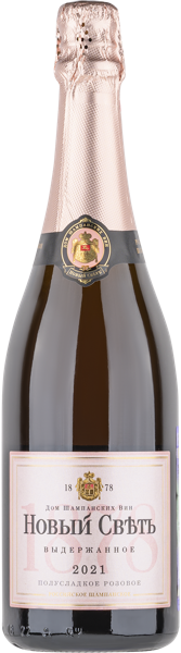Изображение Вино игристое розовое п/сл Новый Свет Новый Свет с/б, 0,75 л